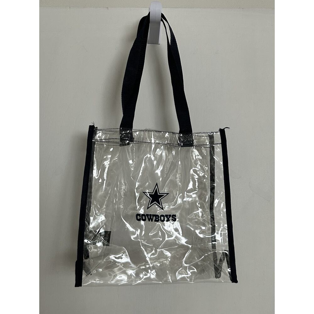 Dallas Cowboys Stadium Approved Clear Plastic Tote Bag NFL